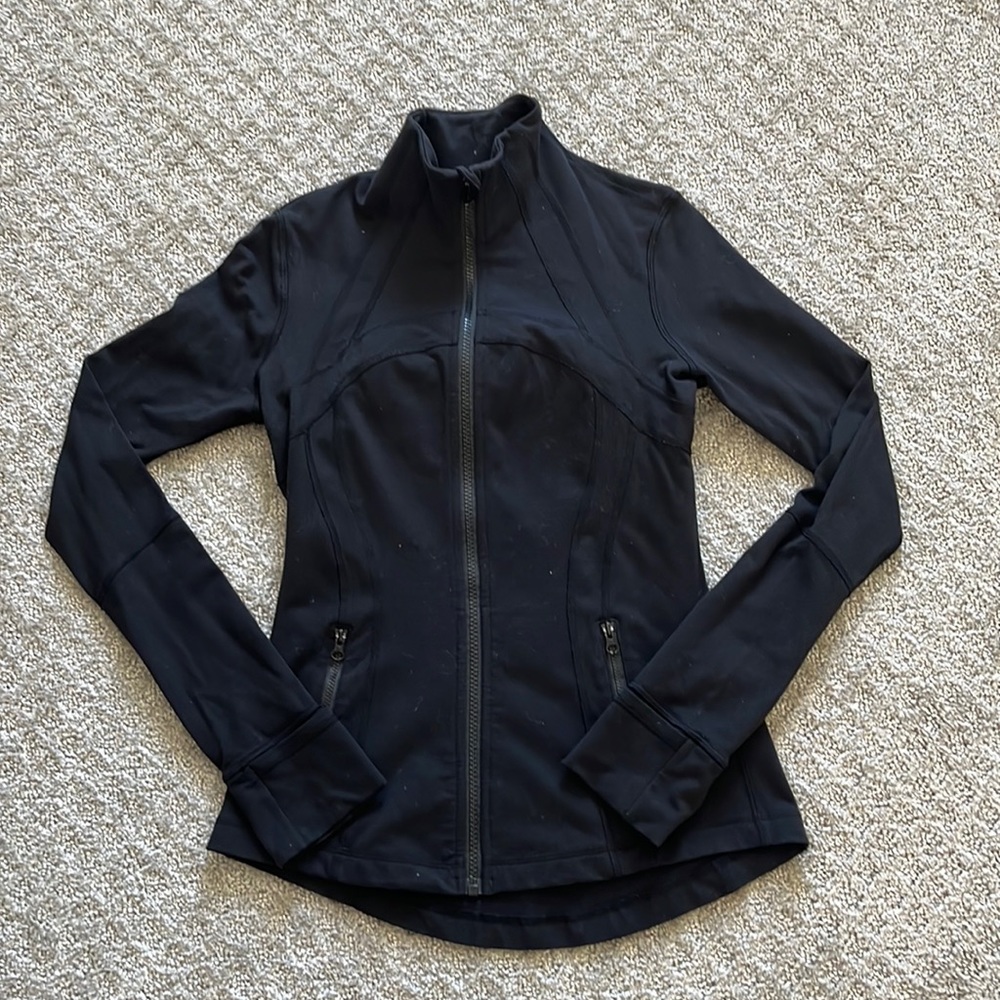 Lululemon black define jacket - size 6